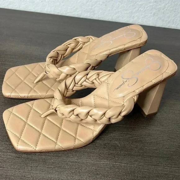 Jessica Simpson Turquoise Heels Sandals Womens Size 8.5 - Picture 10 of 14